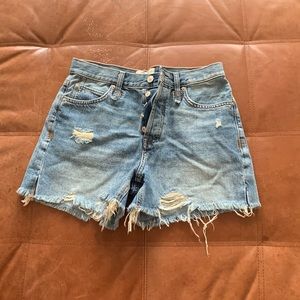 Free people Jean shorts!